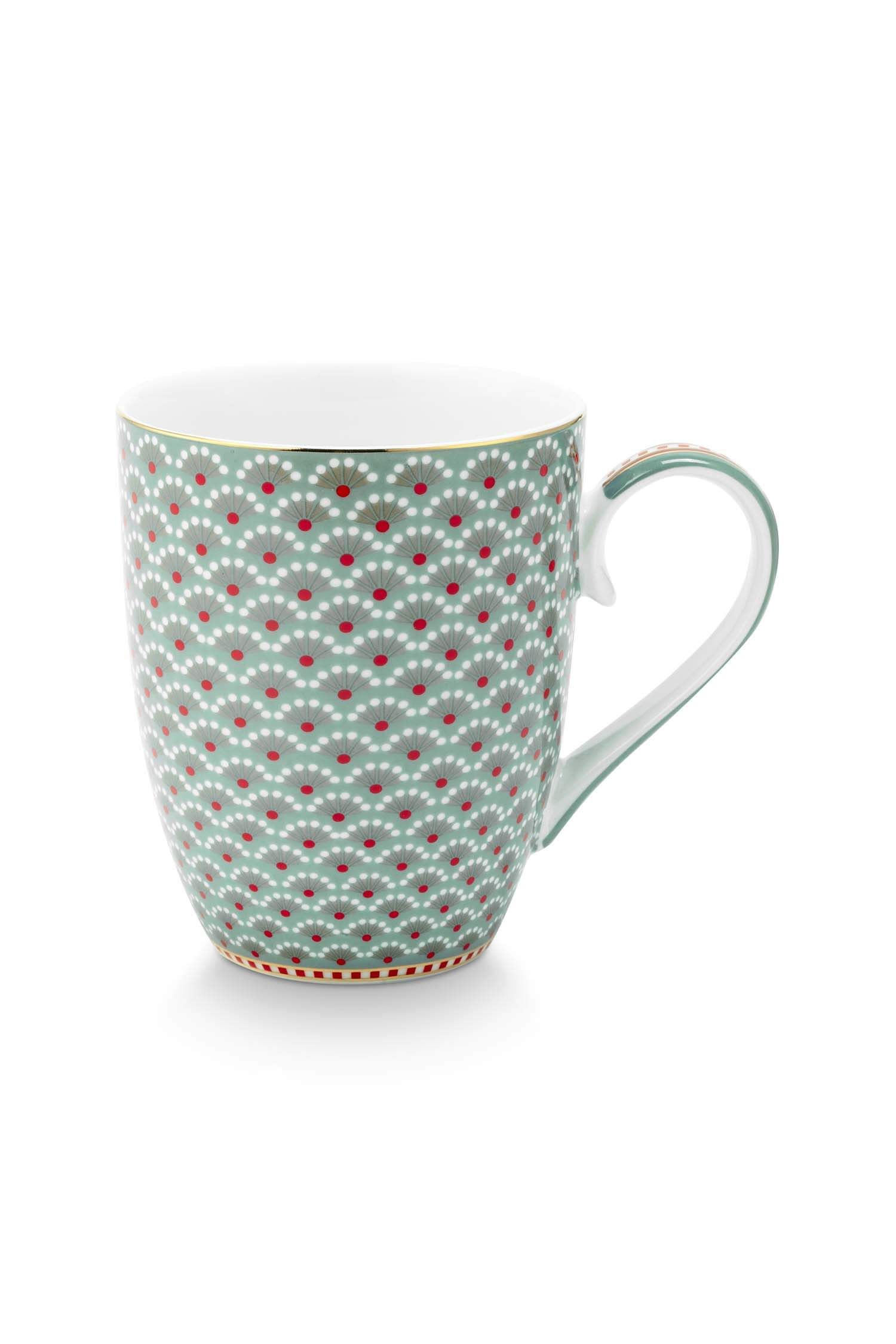 PIP STUDIO 6 Mug Large Blooming Tales Blue 350ml 6