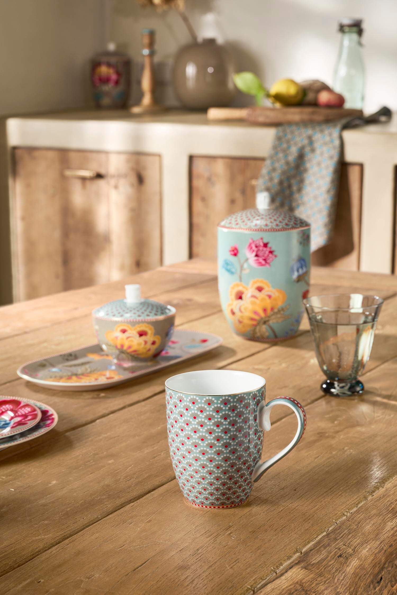 PIP STUDIO 7 Mug Large Blooming Tales Blue 350ml 7