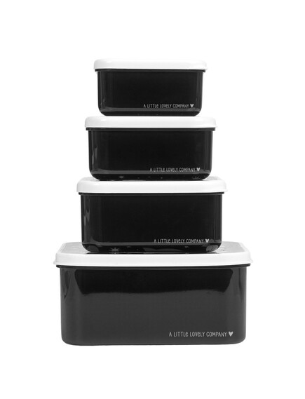 A Little Lovely Company 8 A little lovely company: Σετ 4 δοχεία φαγητού Lunch & Snack Box – Galaxy 8