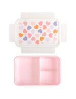 A little lovely company: Δοχείο φαγητού Bento με χωρίσματα- 1,2 L – Hearts 8