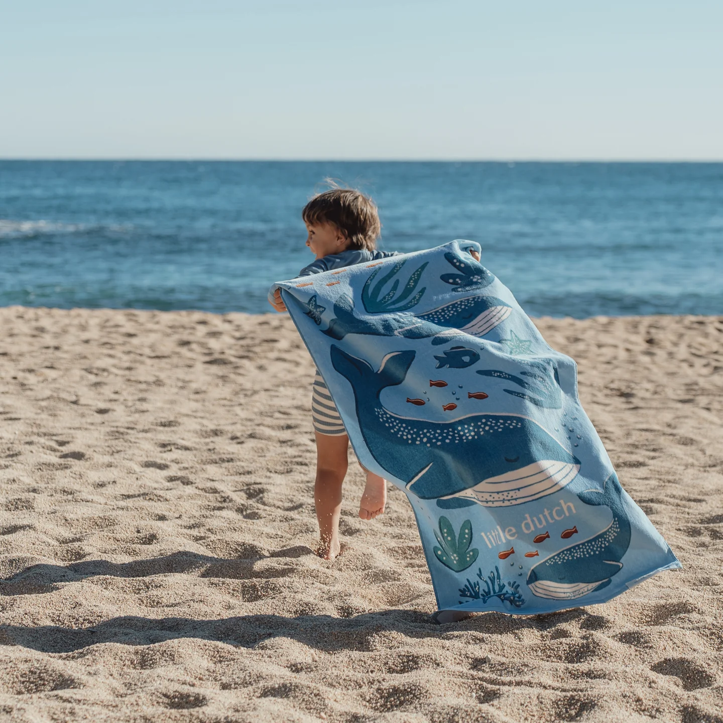 LITTLE DUTCH 9 LITTLE DUTCH. Πετσέτα θαλάσσης Ocean World Blue – 60×120 9