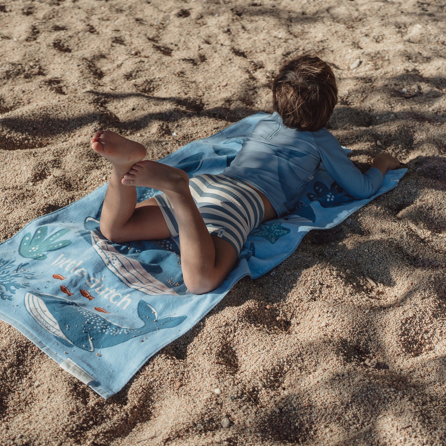 LITTLE DUTCH 10 LITTLE DUTCH. Πετσέτα θαλάσσης Ocean World Blue – 60×120 10