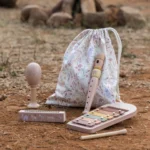 LITTLE DUTCH. Σετ μουσικών οργάνων Safari Friends FSC (ροζ) 12