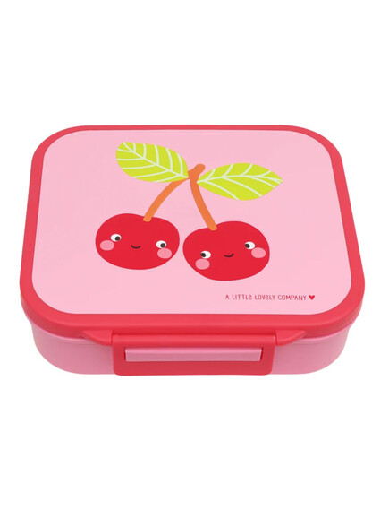 A Little Lovely Company 3 A little lovely company: Δοχείο φαγητού Bento με χωρίσματα- 900ml – Happy Cherries 3