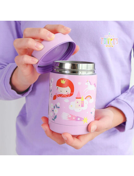 A little lovely company: Θερμός φαγητού από ανοξείδωτο ατσάλι 300ml-Princesses 4
