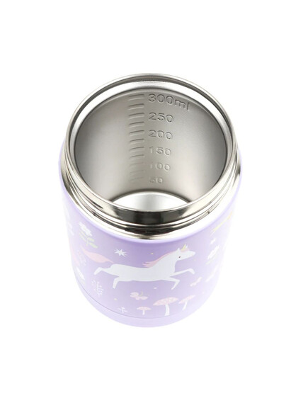 A little lovely company: Θερμός φαγητού από ανοξείδωτο ατσάλι 300ml-Unicorn Dreams 5