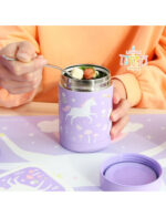 A little lovely company: Θερμός φαγητού από ανοξείδωτο ατσάλι 300ml-Unicorn Dreams 10