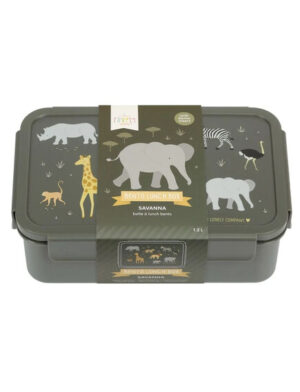A little lovely company: Δοχείο φαγητού Bento με χωρίσματα- 1,2 L- Savanna