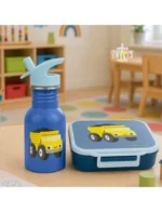 A Little Lovely Company Μπουκάλι από Ανοξείδωτο Ατσάλι 350ml – Dump truck 9