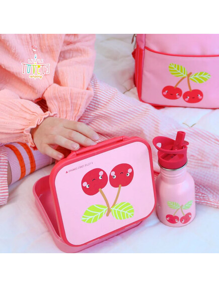 A Little Lovely Company Μπουκάλι από Ανοξείδωτο Ατσάλι 350ml – Happy cherries 5