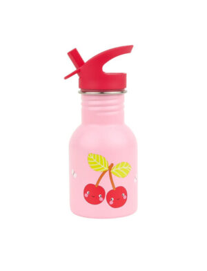 A Little Lovely Company Μπουκάλι από Ανοξείδωτο Ατσάλι 350ml – Happy cherries