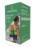 Cleverclixx, Μαγνητικά πλακίδια Brick Tiles Pack Intense | 16 κομμάτια 7