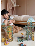 Cleverclixx, Μαγνητικά πλακίδια Magic Forest Pack Pastel with LIGHT Tile | 65 κομμάτια 8