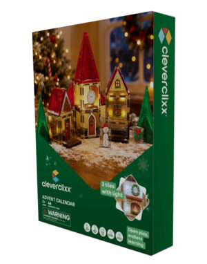 Cleverclixx, Μαγνητικά πλακίδια Christmas Village Advent Calendar | 46 κομμάτια