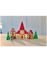 Cleverclixx, Μαγνητικά πλακίδια Christmas Village Advent Calendar | 46 κομμάτια 8