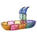 Cleverclixx, Μαγνητικά πλακίδια Small Curved Pack Pastel | 34 κομμάτια 9