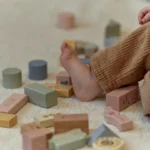 LITTLE DUTCH. Σετ ξύλινα τουβλάκια Safari Friends FSC 11