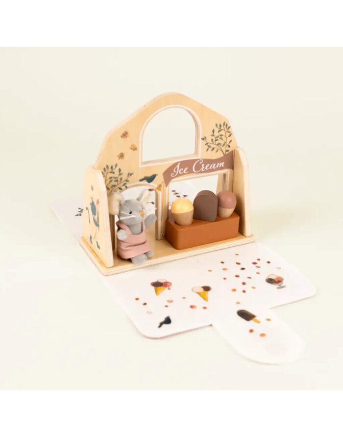 Egmont toys 3 Ξύλινο Σετ Παιχνιδιού Ice Cream Shop με Φιγούρα Mimies 3