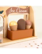 Ξύλινο Σετ Παιχνιδιού Ice Cream Shop με Φιγούρα Mimies 9